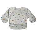 Long Sleeve Bib for Babies & Toddlers | Waterproof Smock Bib for Eating | Machine Washable & Mess-Proof Feeding Essentials | Newborn Shower Gift (Dinosaur, 2-4Y)