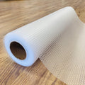 Shelf Liners for Kitchen Cabinets Non-Adhesive 17.7" X 33 FT Clear Drawer Liner Non Slip, Washable Cabinet Liner, Waterproof Shelf Liners for Cabinets, Refrigerator Bathroom Pantry Cabinet Mat