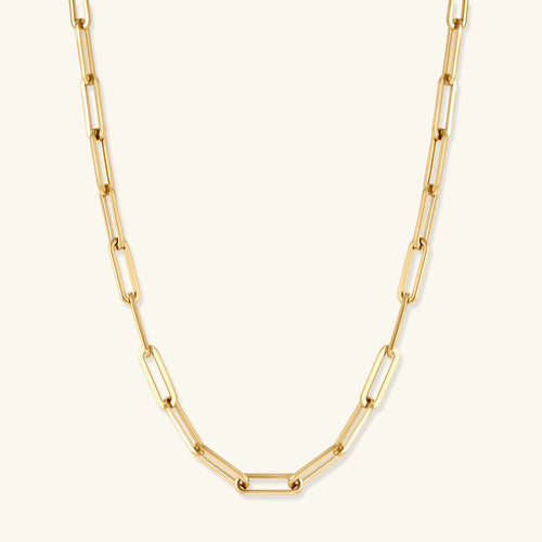 14K Gold Filled Necklaces for Women Gold Choker Layered Necklace Dainty Necklace Paperclip Necklace Gold Necklace Gift for Mom Gift for Her