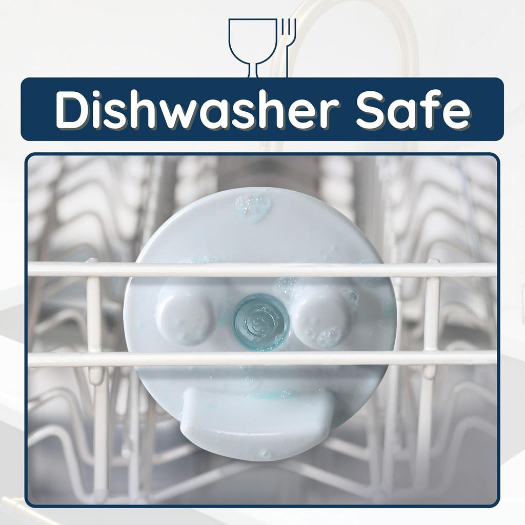 Beratek Scrub Daddy Holder - Daddy Caddy Sponge Holder - Keep Sponges Clean & Dry - Compatible Scrub Mommy Holder for Kitchen Sink - White, 1-Pack